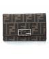 FENDI（フェンディ）の古着「ズッカ　3つ折り財布」｜ブラウン
