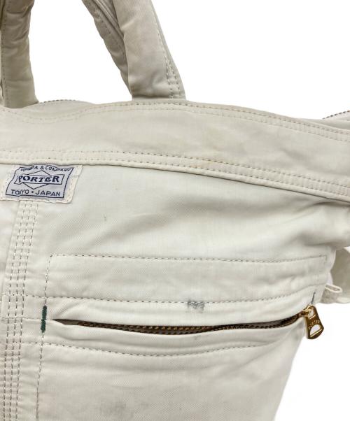 PORTER（ポーター）PORTER (ポーター) 2WAY HELMETBAG アイボリーの古着・服飾アイテム