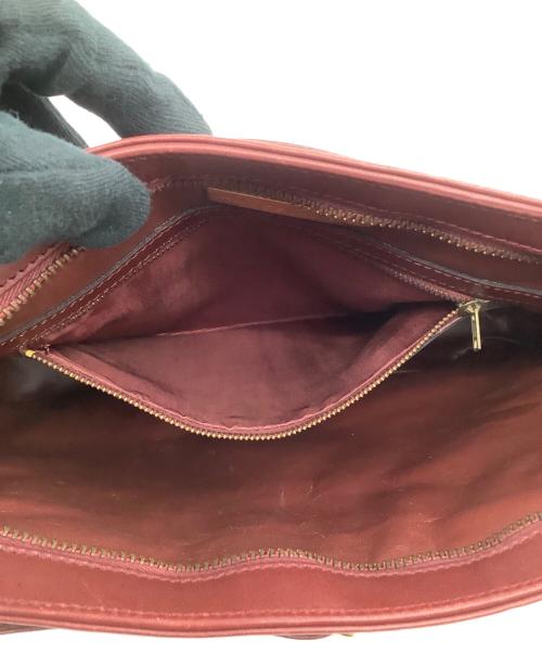 Cartier（カルティエ）Cartier (カルティエ) ショルダーバッグ ワインレッドの古着・服飾アイテム