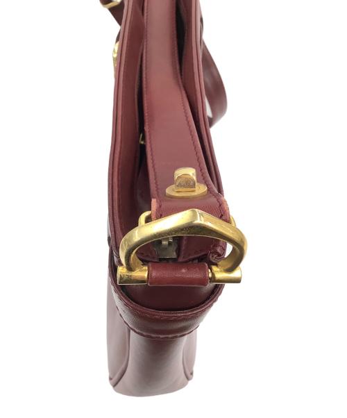 Cartier（カルティエ）Cartier (カルティエ) ショルダーバッグ ワインレッドの古着・服飾アイテム