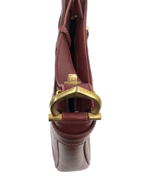 Cartier（カルティエ）Cartier (カルティエ) ショルダーバッグ ワインレッドの古着・服飾アイテム
