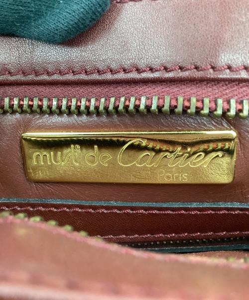 Cartier（カルティエ）Cartier (カルティエ) ショルダーバッグ ワインレッドの古着・服飾アイテム