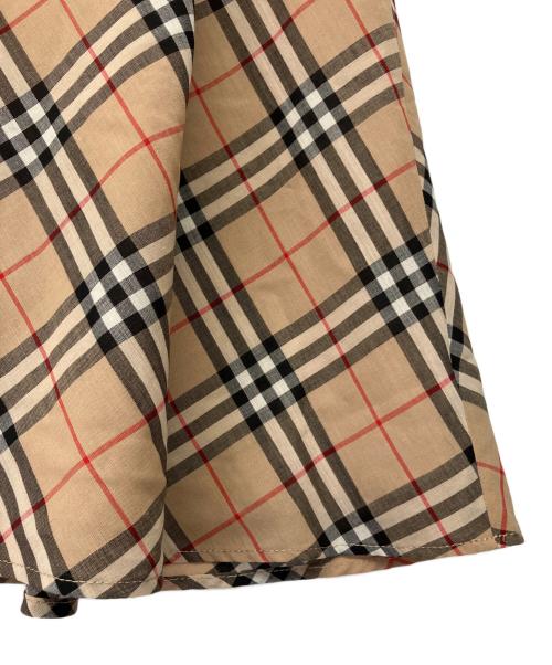 BURBERRY BLUE LABEL（バーバリー ブルー レーベル）BURBERRY BLUE LABEL (バーバリー ブルー レーベル) ノバチェックショートスカート ベージュ サイズ:36の古着・服飾アイテム