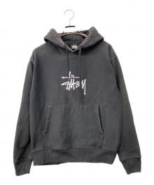 stussy（ステューシー）の古着「プルオーバーパーカー」｜ブラック