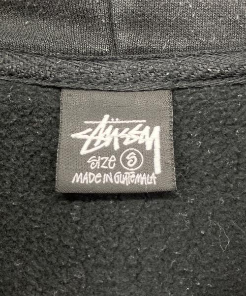stussy（ステューシー）stussy (ステューシー) プルオーバーパーカー ブラック サイズ:Sの古着・服飾アイテム