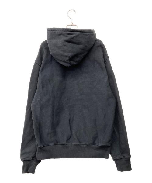 stussy（ステューシー）stussy (ステューシー) STAR PIGMENT DYED HOODIE ブラック サイズ:Mの古着・服飾アイテム
