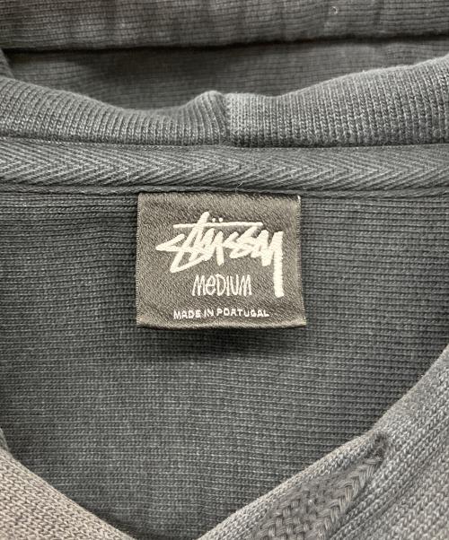 stussy（ステューシー）stussy (ステューシー) STAR PIGMENT DYED HOODIE ブラック サイズ:Mの古着・服飾アイテム