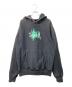 stussy（ステューシー）の古着「STAR PIGMENT DYED HOODIE」｜ブラック