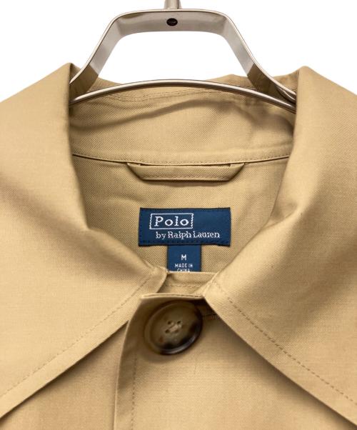 POLO RALPH LAUREN（ポロ・ラルフローレン）POLO RALPH LAUREN (ポロ・ラルフローレン) W 6/15 CLASSICS撥水トレンチコート ベージュ サイズ:Lの古着・服飾アイテム