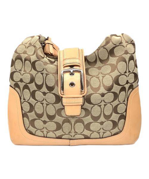 COACH（コーチ）COACH (コーチ) ワンショルダーバッグ ベージュの古着・服飾アイテム