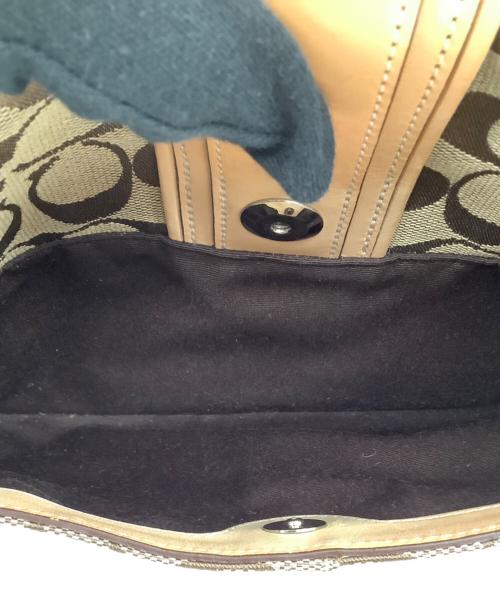 COACH（コーチ）COACH (コーチ) ワンショルダーバッグ ベージュの古着・服飾アイテム