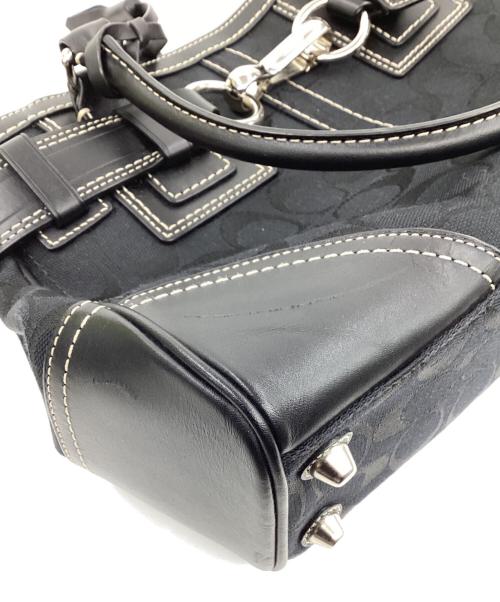 COACH（コーチ）COACH (コーチ) ハンドバッグ ブラックの古着・服飾アイテム