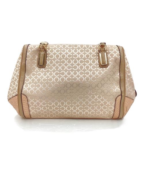 COACH（コーチ）COACH (コーチ) マディソン パールエッセント スモール マデリン ハンドバッグ ベージュの古着・服飾アイテム