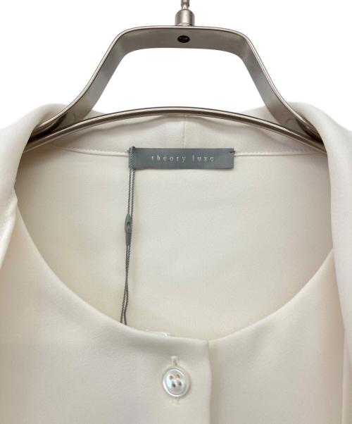theory luxe（セオリーリュクス）theory luxe (セオリーリュクス) 長袖ブラウス アイボリー サイズ:M 未使用品の古着・服飾アイテム