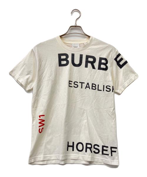 BURBERRY（バーバリー）BURBERRY (バーバリー) HORSEFERRY LOGO Tシャツ アイボリー サイズ:xxsの古着・服飾アイテム