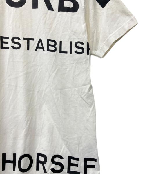 BURBERRY（バーバリー）BURBERRY (バーバリー) HORSEFERRY LOGO Tシャツ アイボリー サイズ:xxsの古着・服飾アイテム
