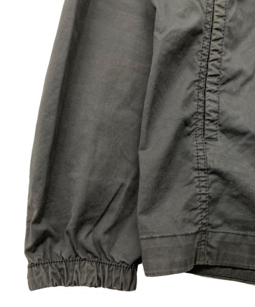 STONE ISLAND（ストーンアイランド）STONE ISLAND (ストーンアイランド) Zip-up cotton overshirt グレー サイズ:Lの古着・服飾アイテム