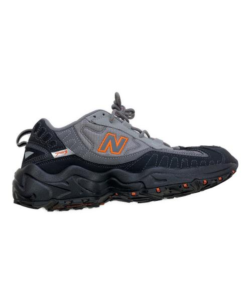 NEW BALANCE（ニューバランス）NEW BALANCE (ニューバランス) トレイルシューズ グレー×ブラック サイズ:27.5の古着・服飾アイテム