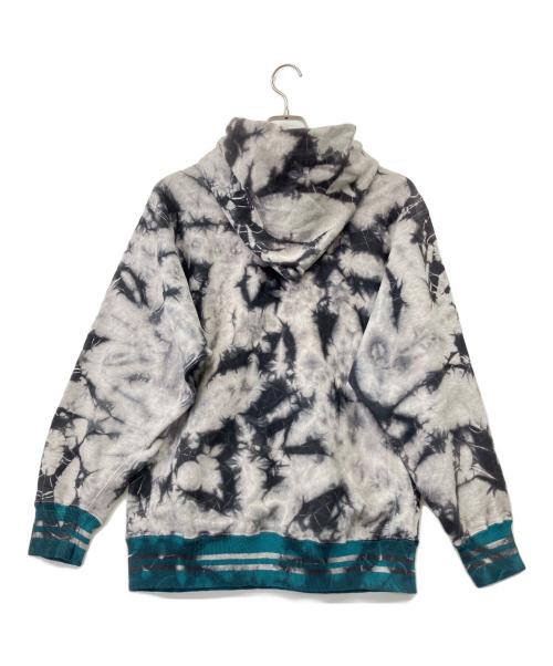 Champion REVERSE WEAVE（チャンピオン リバース ウィーブ）Champion REVERSE WEAVE (チャンピオン リバース ウィーブ) プルオーバーパーカー グレー×ブルー サイズ:XLの古着・服飾アイテム