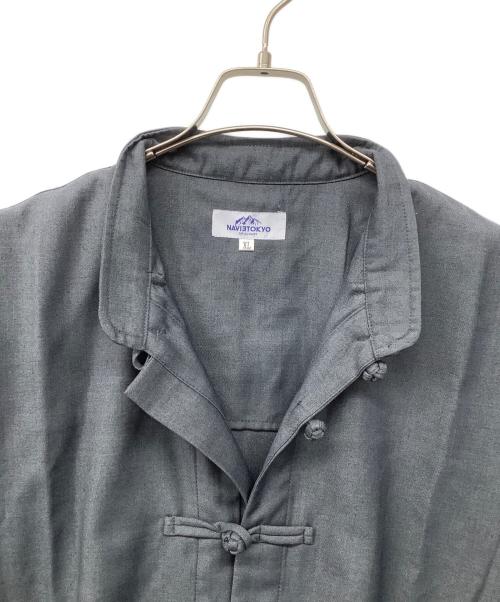 NAVIETOKYO（ネイビートーキョー）NAVIETOKYO (ネイビートーキョー) HaoWideShirts &HaoBalloonPants-GRAY- グレー サイズ:L-XLの古着・服飾アイテム