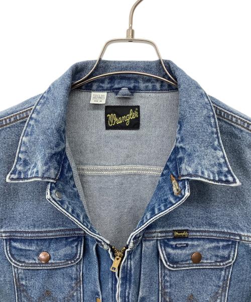 Wrangler（ラングラー）Wrangler (ラングラー) 【US ORIGINAL】24MJZ デニムジャケット 中色ブルー サイズ:Lの古着・服飾アイテム