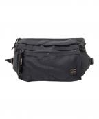 PORTERポーター）の古着「WAIST BAG　HEART」｜ブラック