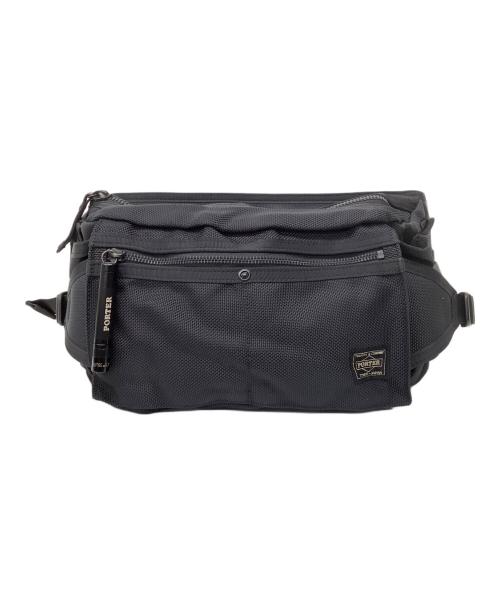PORTER（ポーター）PORTER (ポーター) WAIST BAG　HEART ブラックの古着・服飾アイテム
