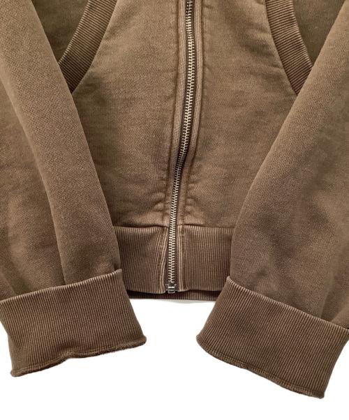 entire studios（エンタイアスタジオ）entire studios (エンタイアスタジオ) ETERNALZIPフーディー ブラウン サイズ:Lの古着・服飾アイテム