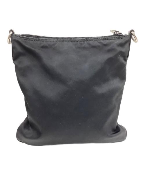 PRADA（プラダ）PRADA (プラダ) ナイロンショルダーバッグ ブラックの古着・服飾アイテム