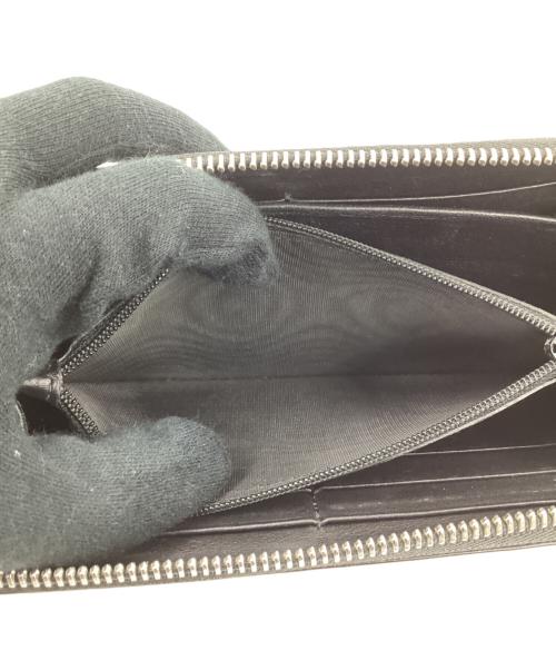 GUCCI（グッチ）GUCCI (グッチ) ラウンドファスナー長財布 ブラックの古着・服飾アイテム