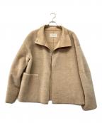 TODAYFULトゥデイフル）の古着「25AW STANDCOLLAR BOA JACKET」｜ベージュ