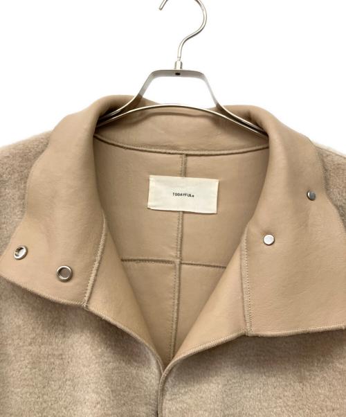 TODAYFUL（トゥデイフル）TODAYFUL (トゥデイフル) 25AW STANDCOLLAR BOA JACKET ベージュ サイズ:38 未使用品の古着・服飾アイテム