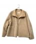 TODAYFUL（トゥデイフル）の古着「25AW STANDCOLLAR BOA JACKET」｜ベージュ