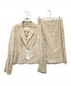 MaxMaraマックスマーラ）の古着「90's セットアップスーツ」｜ベージュ
