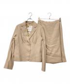 MaxMaraマックスマーラ）の古着「90's セットアップスーツ」｜ベージュ