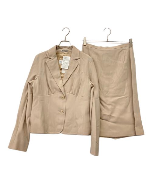 MaxMara（マックスマーラ）MaxMara (マックスマーラ) 90's セットアップスーツ ベージュ サイズ:40の古着・服飾アイテム