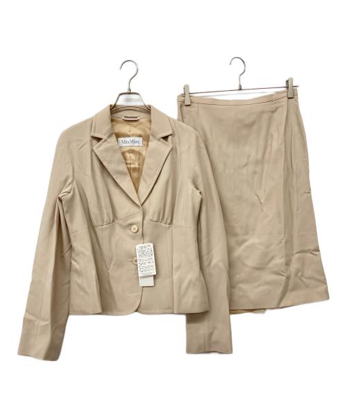 MaxMara（マックスマーラ）MaxMara (マックスマーラ) 90's セットアップスーツ ベージュ サイズ:42（ML)の古着・服飾アイテム