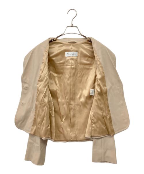 MaxMara（マックスマーラ）MaxMara (マックスマーラ) 90's セットアップスーツ ベージュ サイズ:42（ML)の古着・服飾アイテム