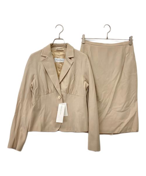 MaxMara（マックスマーラ）MaxMara (マックスマーラ) 90'sセットアップスーツ ベージュ サイズ:38の古着・服飾アイテム