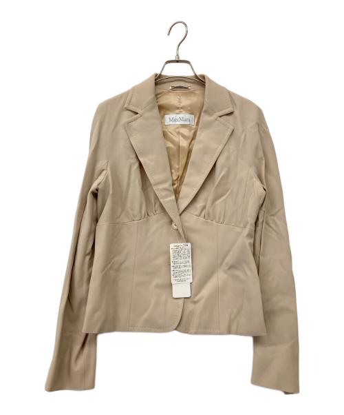 MaxMara（マックスマーラ）MaxMara (マックスマーラ) 90'sセットアップスーツ ベージュ サイズ:42（ML)の古着・服飾アイテム