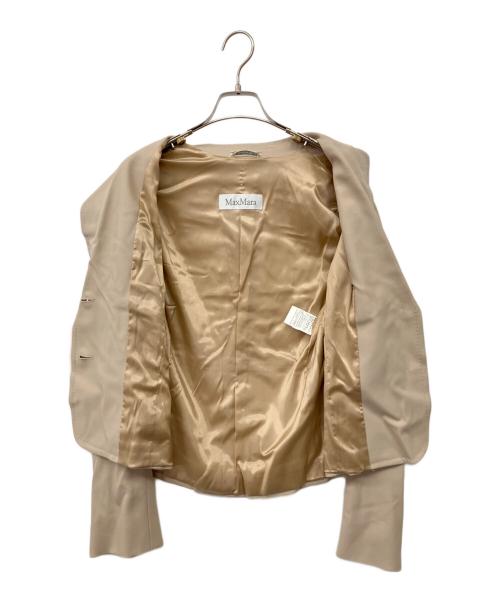 MaxMara（マックスマーラ）MaxMara (マックスマーラ) 90'sセットアップスーツ ベージュ サイズ:42（ML)の古着・服飾アイテム