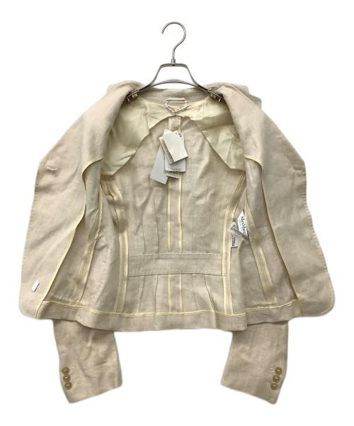 MaxMara（マックスマーラ）MaxMara (マックスマーラ) 90's リネンセットアップスーツ ベージュ サイズ:38の古着・服飾アイテム