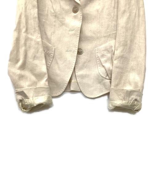 MaxMara（マックスマーラ）MaxMara (マックスマーラ) 90's リネンセットアップスーツ ベージュ サイズ:38の古着・服飾アイテム