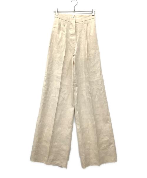 MaxMara（マックスマーラ）MaxMara (マックスマーラ) 90's リネンセットアップスーツ ベージュ サイズ:38の古着・服飾アイテム