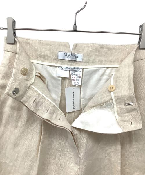 MaxMara（マックスマーラ）MaxMara (マックスマーラ) 90's リネンセットアップスーツ ベージュ サイズ:38の古着・服飾アイテム