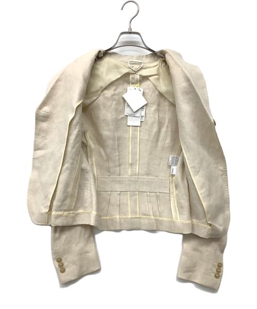 MaxMara（マックスマーラ）MaxMara (マックスマーラ) 90's リネンセットアップスーツ ベージュ サイズ:42（ML)の古着・服飾アイテム