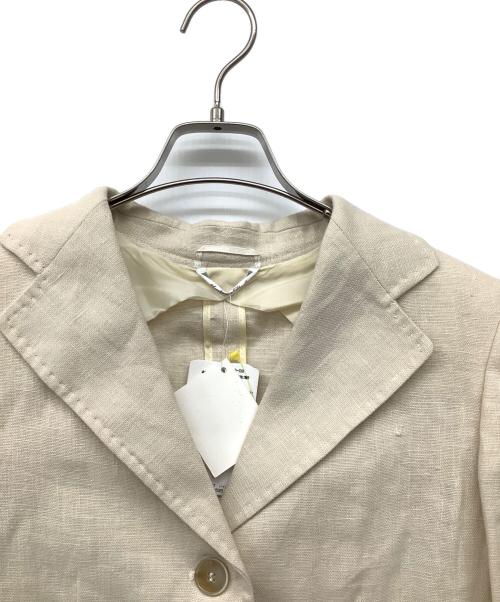 MaxMara（マックスマーラ）MaxMara (マックスマーラ) 90's リネンセットアップスーツ ベージュ サイズ:42（ML)の古着・服飾アイテム