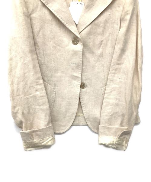 MaxMara（マックスマーラ）MaxMara (マックスマーラ) 90's リネンセットアップスーツ ベージュ サイズ:42（ML)の古着・服飾アイテム