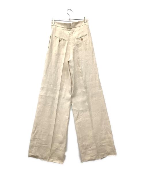 MaxMara（マックスマーラ）MaxMara (マックスマーラ) 90's リネンセットアップスーツ ベージュ サイズ:42（ML)の古着・服飾アイテム