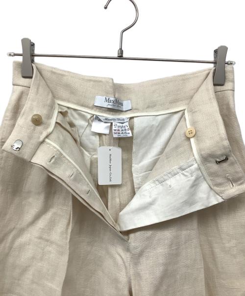 MaxMara（マックスマーラ）MaxMara (マックスマーラ) 90's リネンセットアップスーツ ベージュ サイズ:42（ML)の古着・服飾アイテム